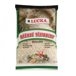 LUCKA rýžové těstoviny polévkové hvězdičky 300 g