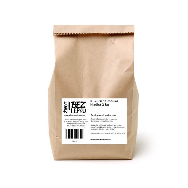 Kukuričná múka hladká 2 kg