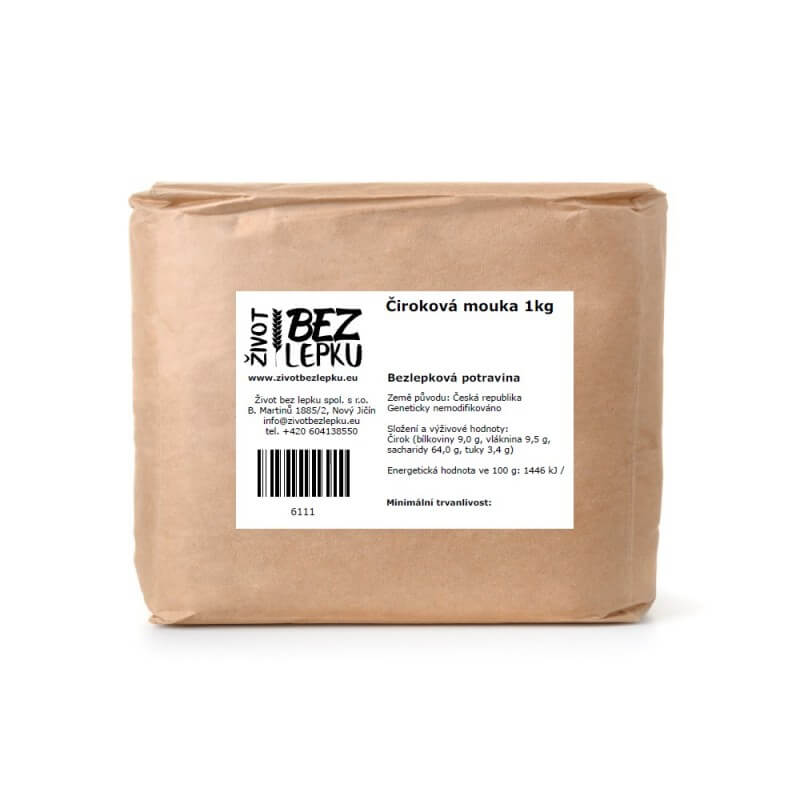 Čiroková mouka hladká 1 kg