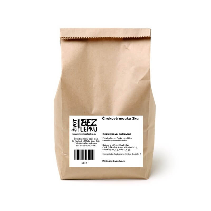 Čiroková mouka hladká 2 kg