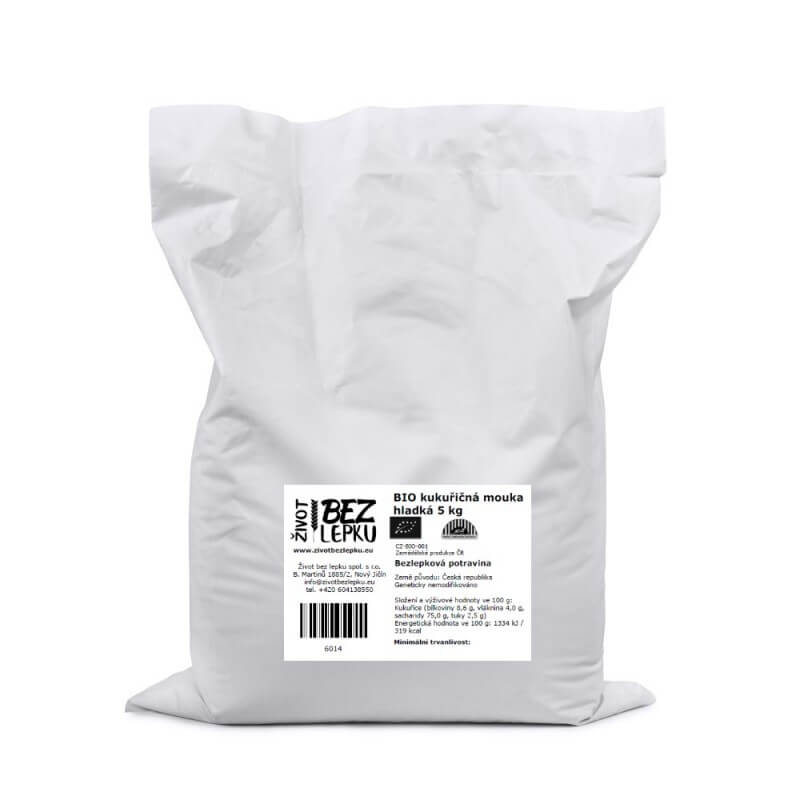 BIO kukuřičná mouka hladká 5 kg