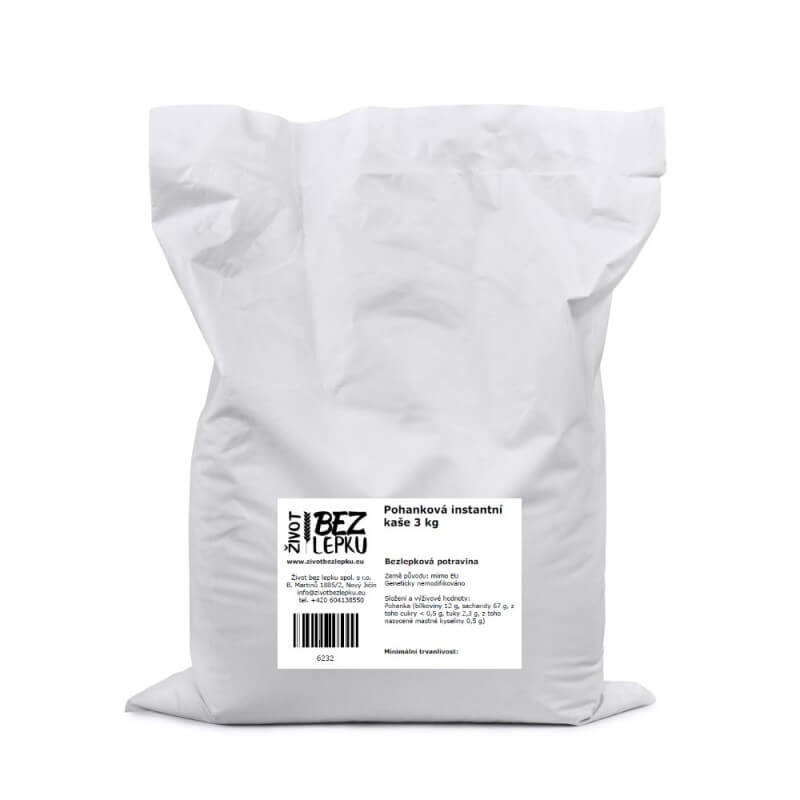 Pohánková kaša instantná natural 3 kg