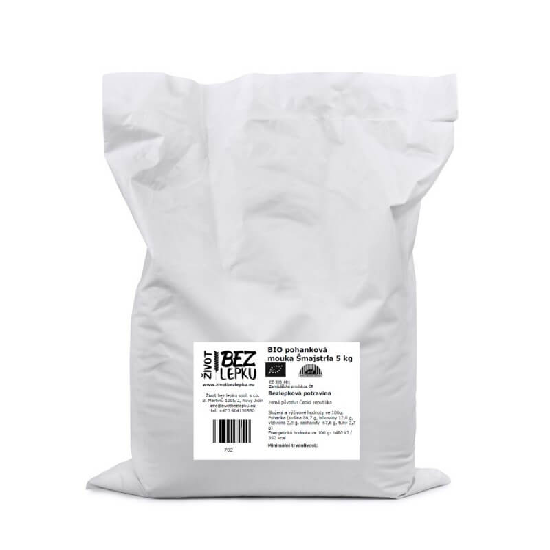 BIO pohanková mouka Šmajstrla 5 kg
