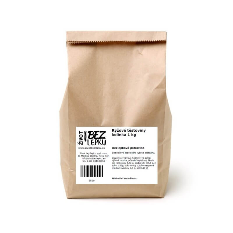 LUCKA rýžové těstoviny kolínka 1 kg