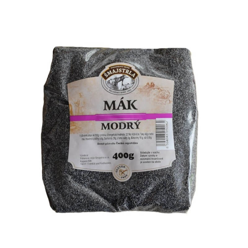 Mák modrý Šmajstrla 400 g