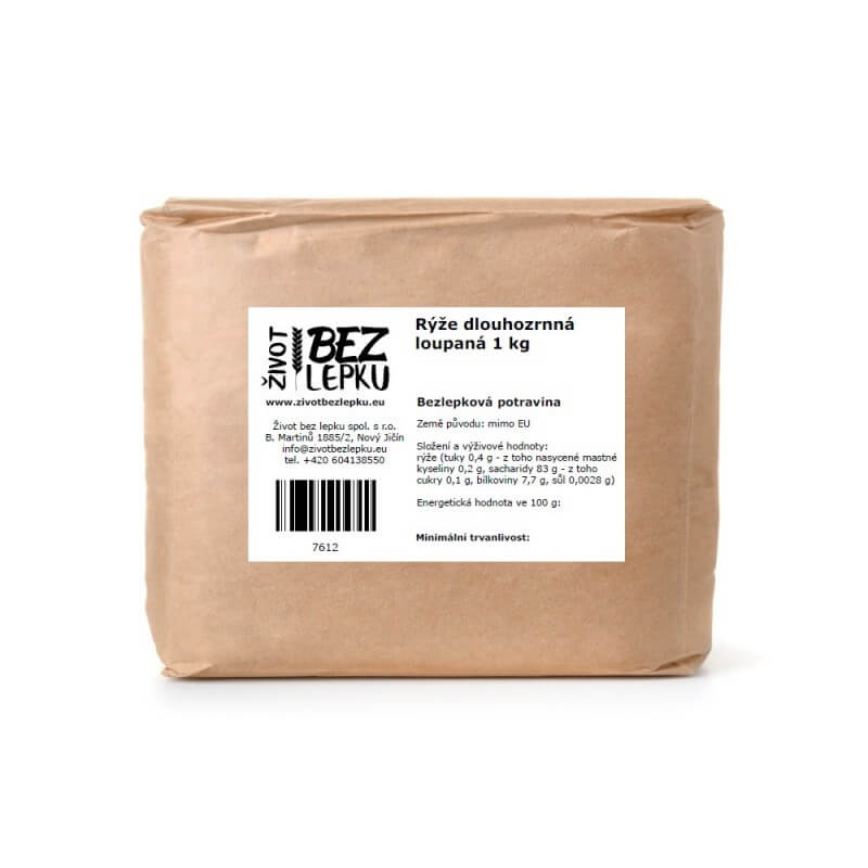 Ryža dlhozrnná lúpaná 1 kg