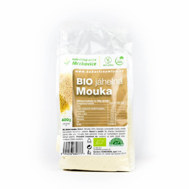 BIO jahelná mouka hladká 400 g