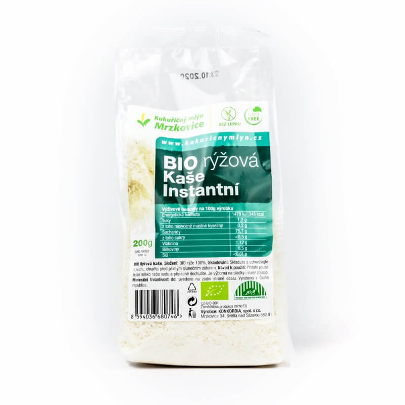 BIO ryžová instantná kaša 200 g