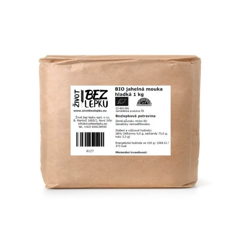 BIO pšenová múka hladká 1 kg