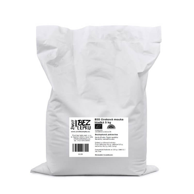 BIO čiroková múka hladká 5 kg