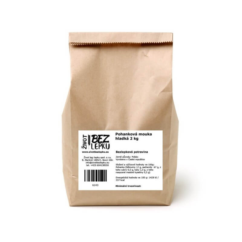 Pohánková múka hladká 2 kg