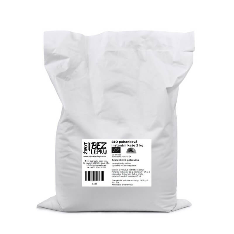 BIO pohanková kaše instantní natural 3 kg