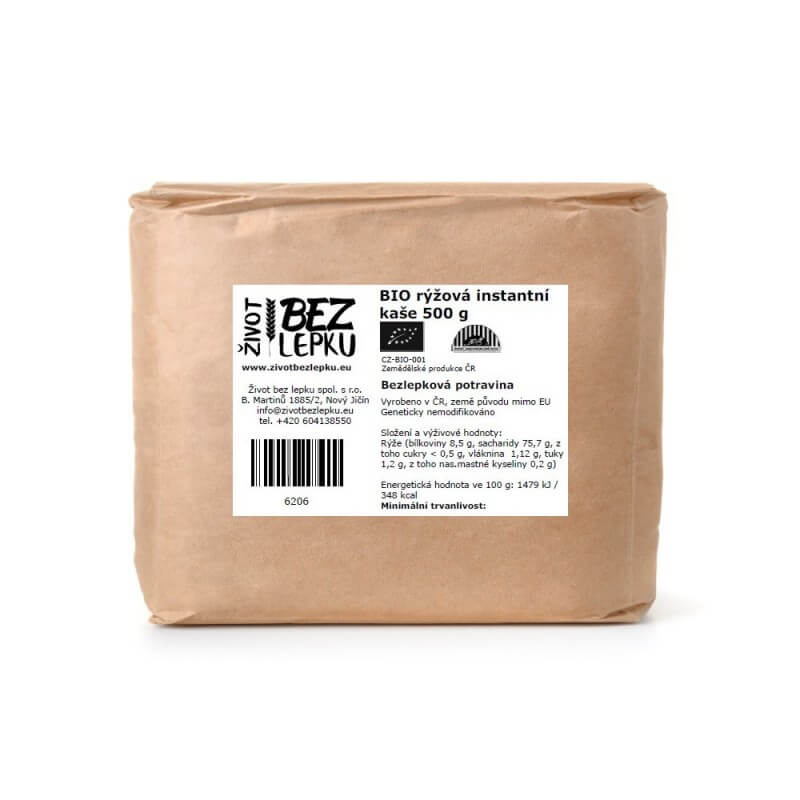 BIO ryžová instantná kaša 500 g