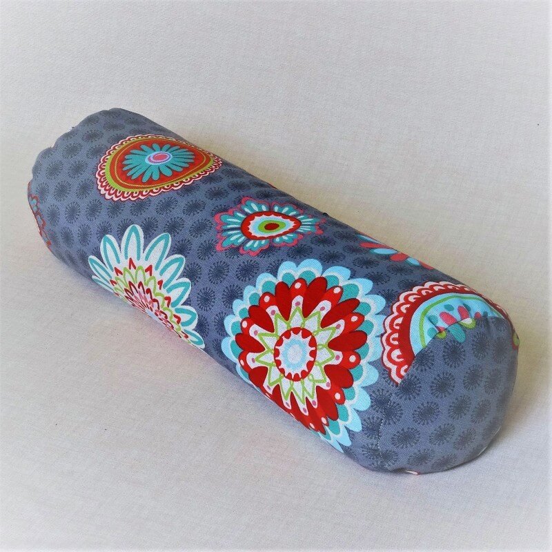 Pohankový relaxační válec 15 x 70 cm mandaly