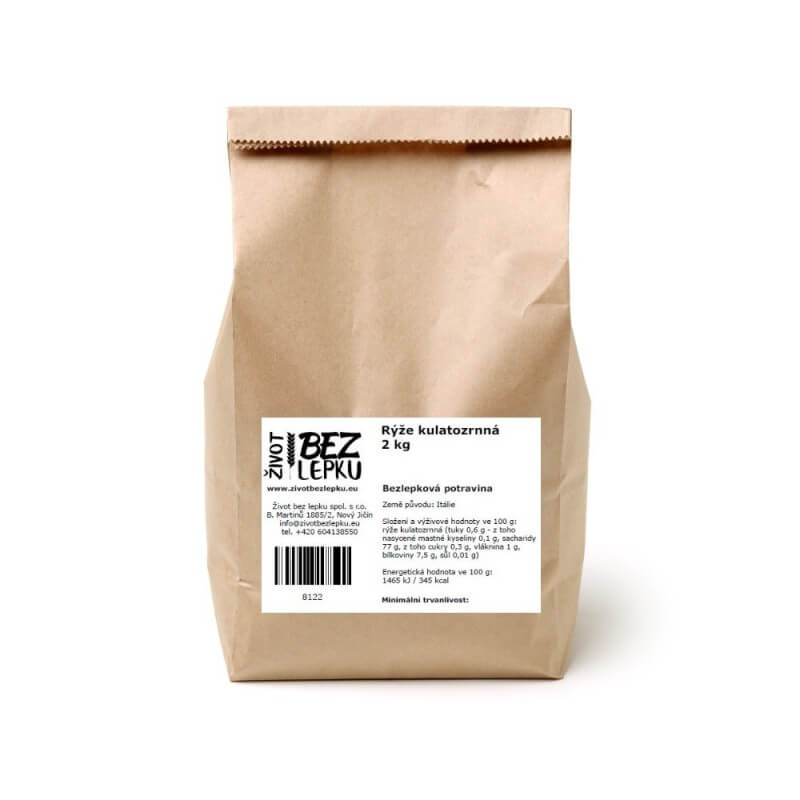 Ryža kulatozrnná 2 kg