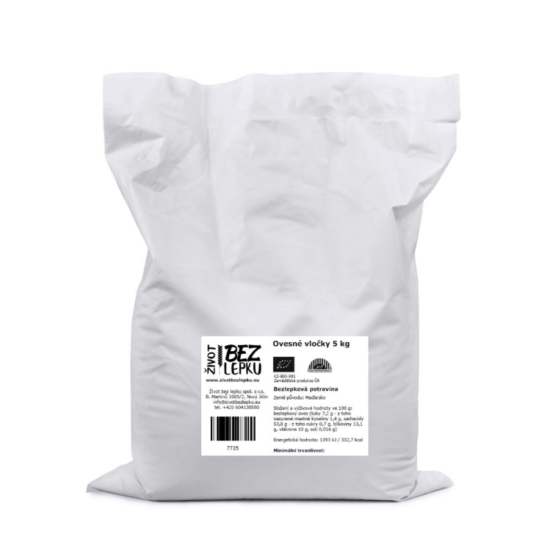 Ovsené vločky 5 kg