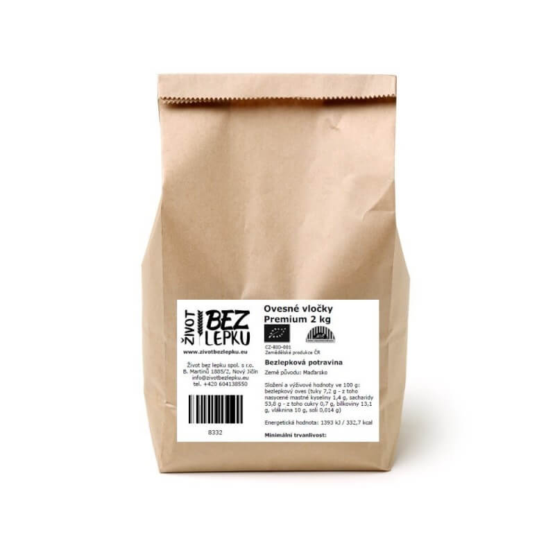 Ovesné vločky Premium 2 kg