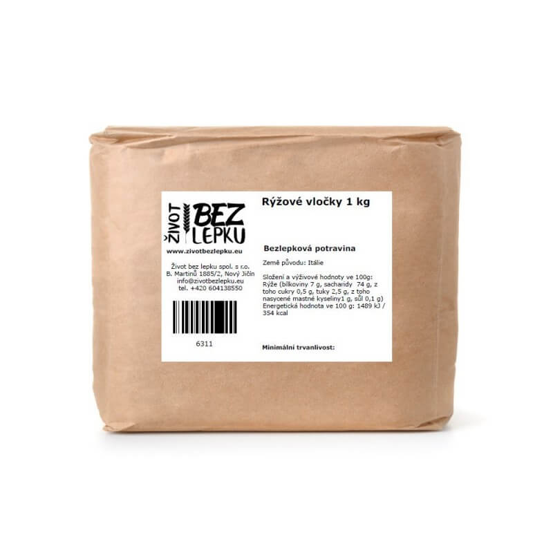 Ryžové vločky instantné 1 kg