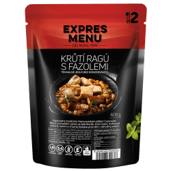 Krůtí ragú s fazolemi 2 porce EXPRES MENU 600 g