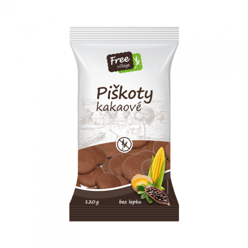 Piškoty kakaové 120 g