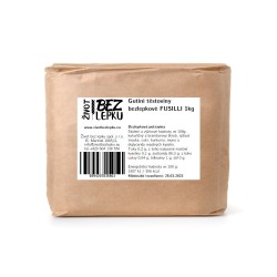 Gutini bezlepkové cestoviny FUSILLI 1 kg