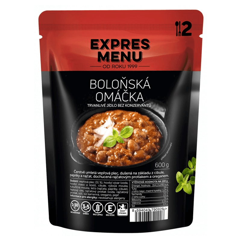 Bolonská omáčka 2 porcie EXPRES MENU 600 g