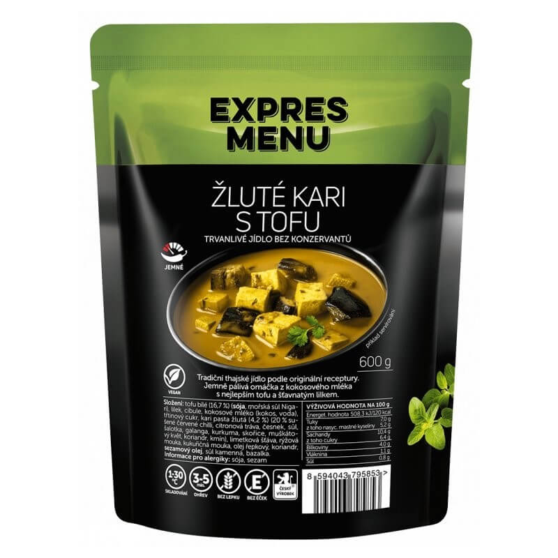 Žlté karí s tofu EXPRES MENU 600 g