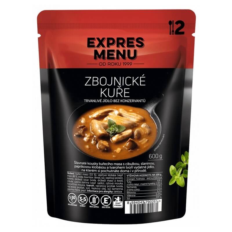 Zbojnícke kurča 2 porcie EXPRES MENU 600 g