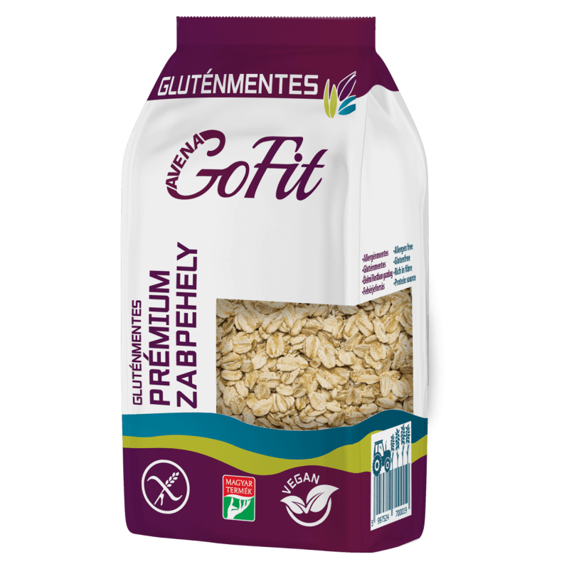 GoFit ovsené vločky Premium 500 g