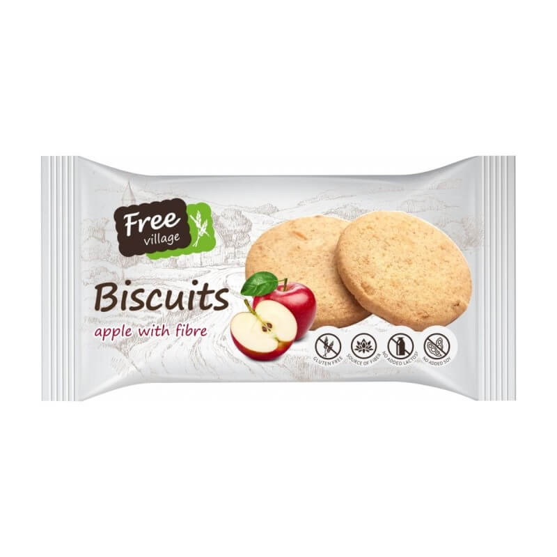 Jablkové sušienky s vlákninou 55 g