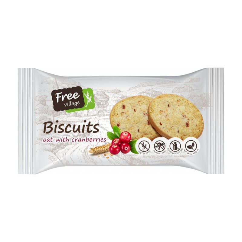 Sušienky ovsené s kanadskou brusnicou 50 g