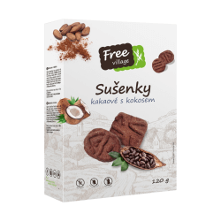Sušenky kakaové s kokosem 120 g