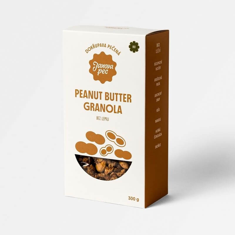 BIO granola peanut butter 300 g