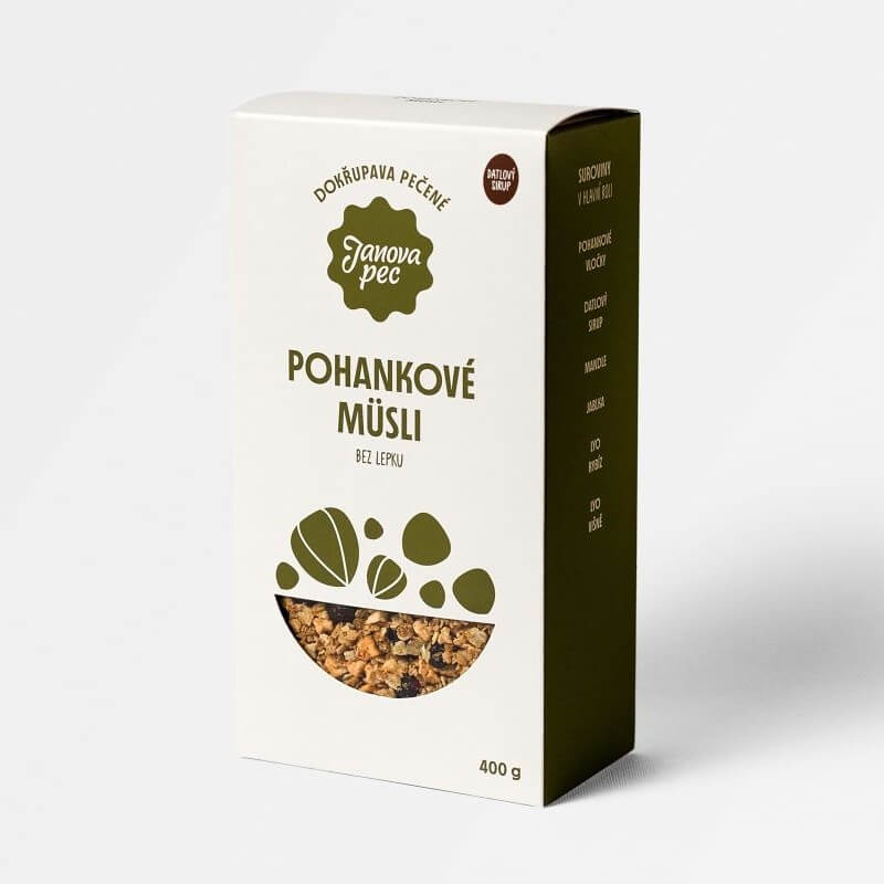 Pohankové pečené müsli 400 g