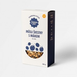 Švestky s mákem pečené müsli 350 g