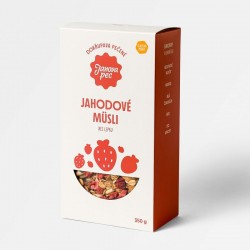Jahodové pečené müsli 350 g