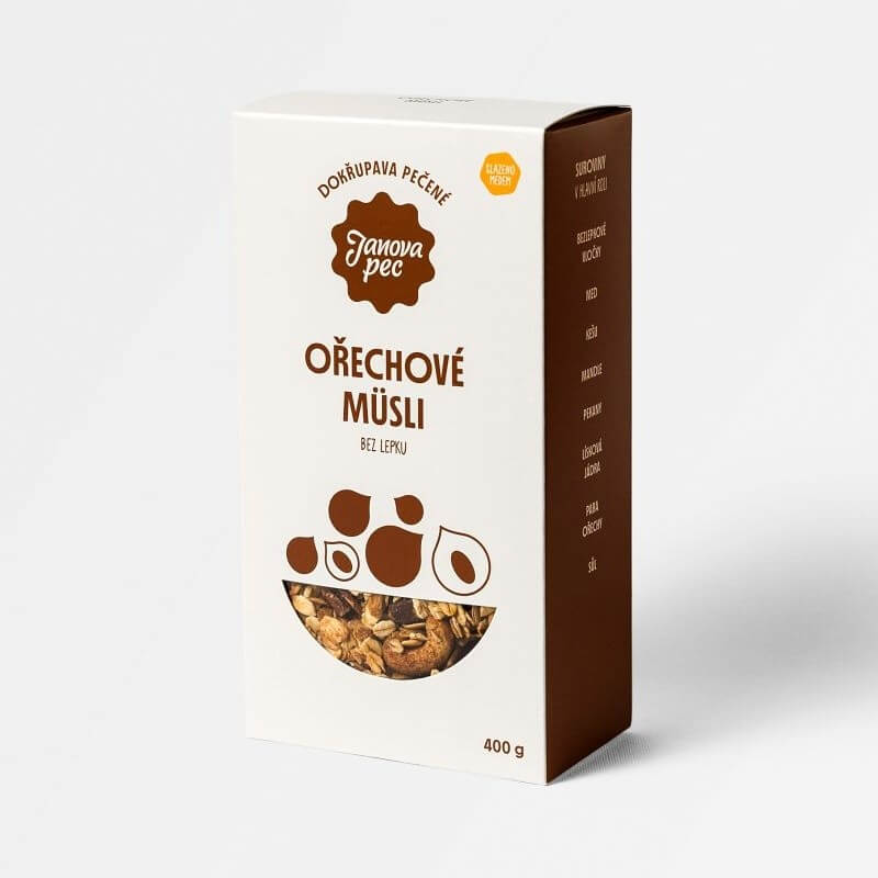 Ořechové pečené müsli 400 g