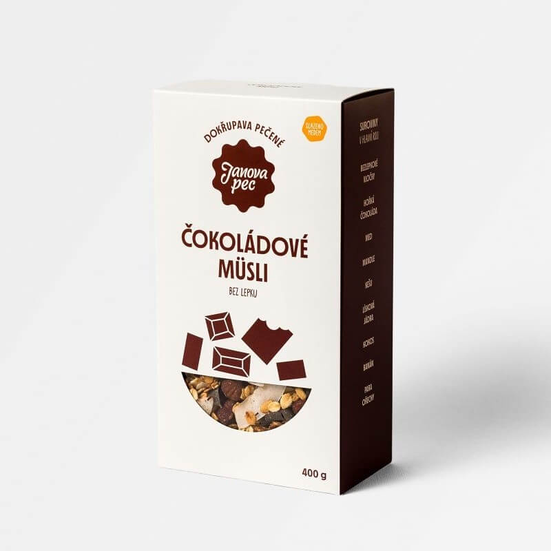 Čokoládové pečené müsli 400 g