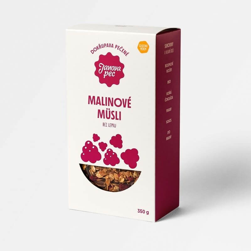 Malinové pečené müsli 350 g