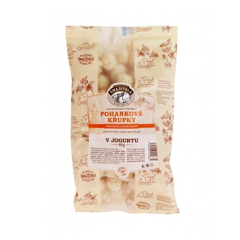 Pohankové křupky jogurtové Šmajstrla 80 g