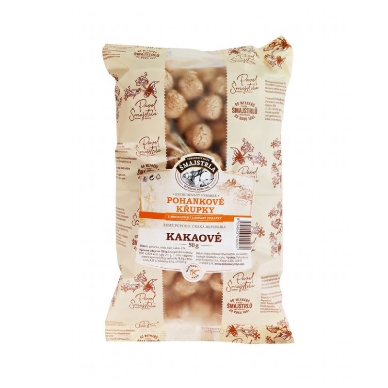 Pohankové křupky kakaové Šmajstrla 50 g